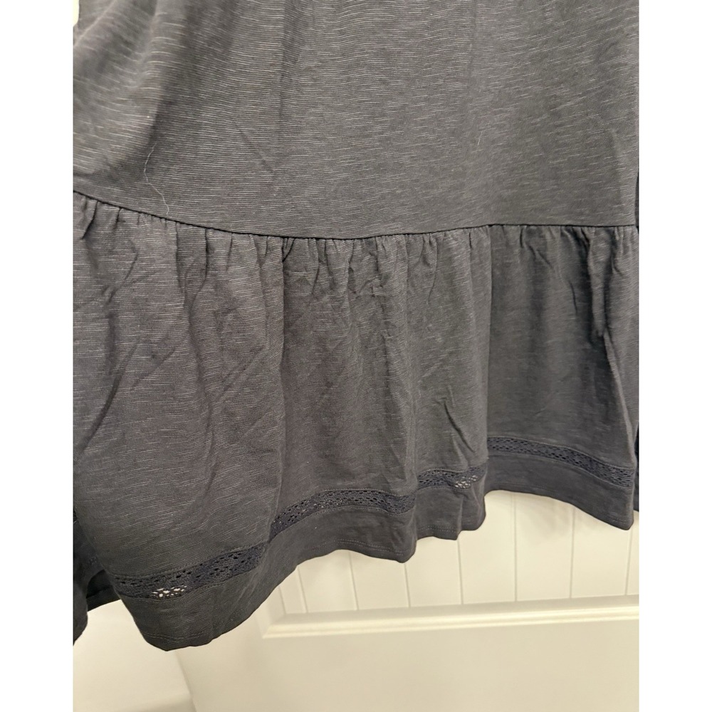 NWTCanyon Retreat Washed Black Long-Sleeve Tiered Midi Boot Dress Size 1XL - Picture 5 of 6